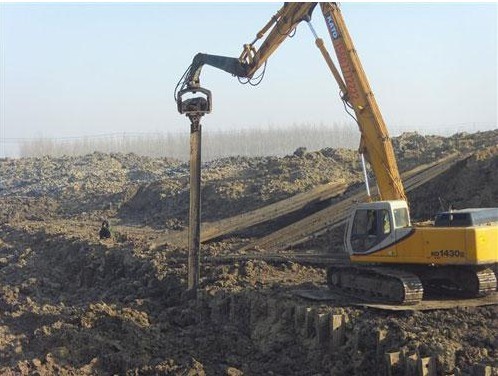 挖掘机打桩臂 挖掘机打桩臂