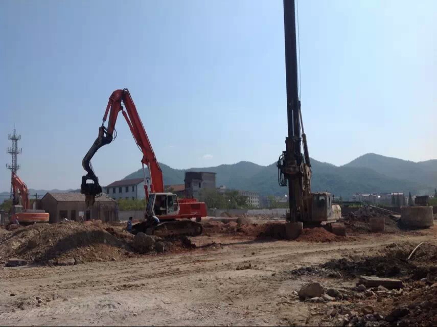 挖掘机打桩臂 挖掘机打桩臂